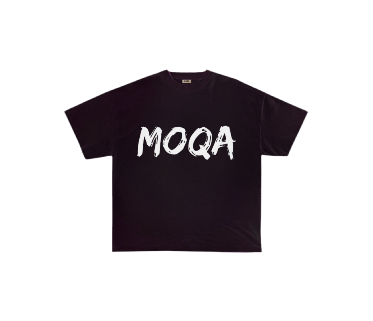 Faded oversized Cropped black Tee - Moqa / limited