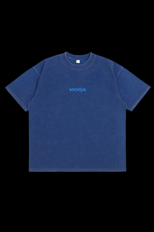 Blue Washed Oversized Tee
