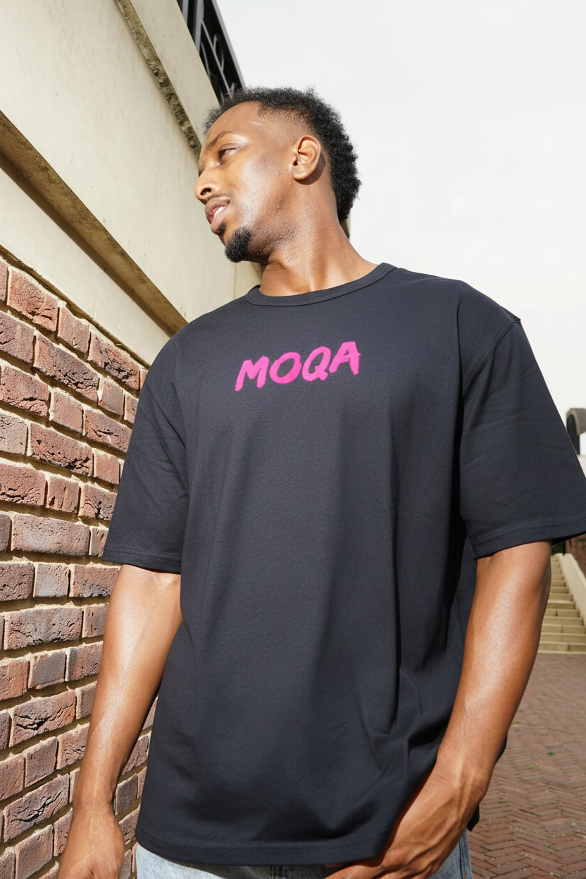 MOQA Suede Logo T-Shirt (Edition)