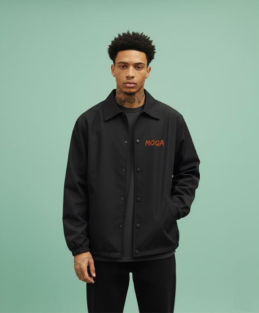 MOQA Long-Fit Coach Jacket