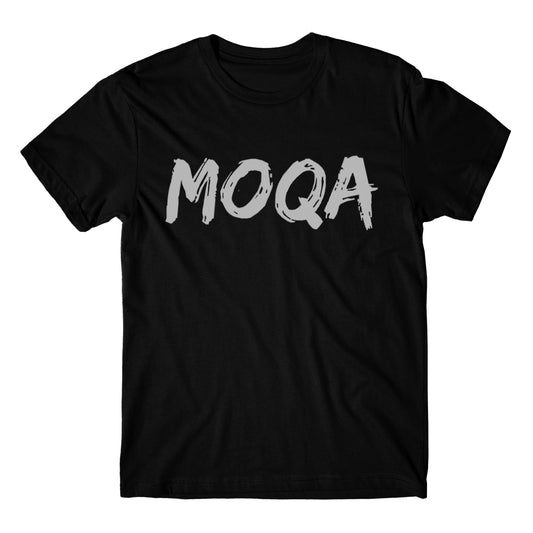 Black T- shirt- Grey MOQA Fitted