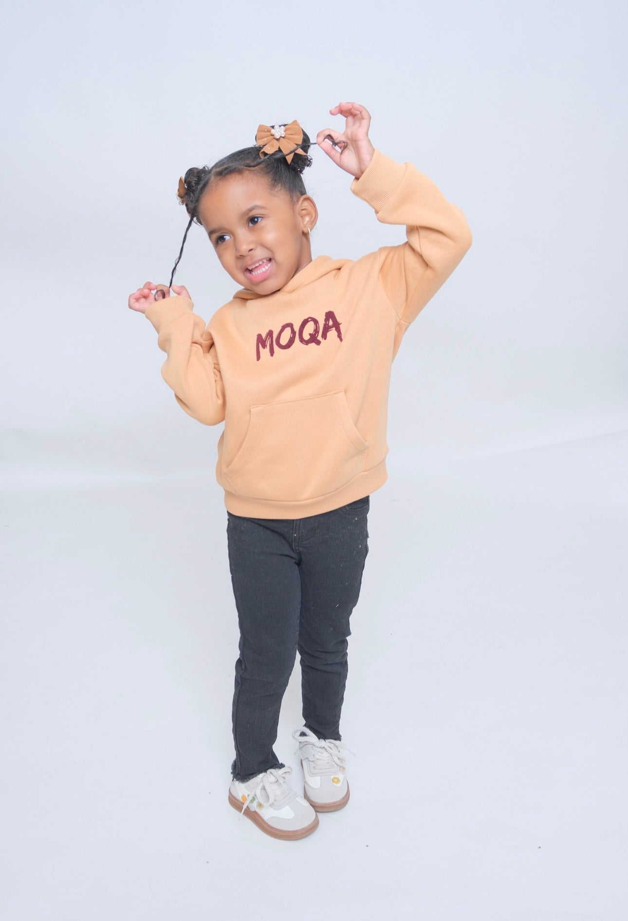 Moqa Beige kids - Hoodie