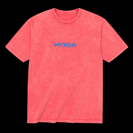 Pink washed tee