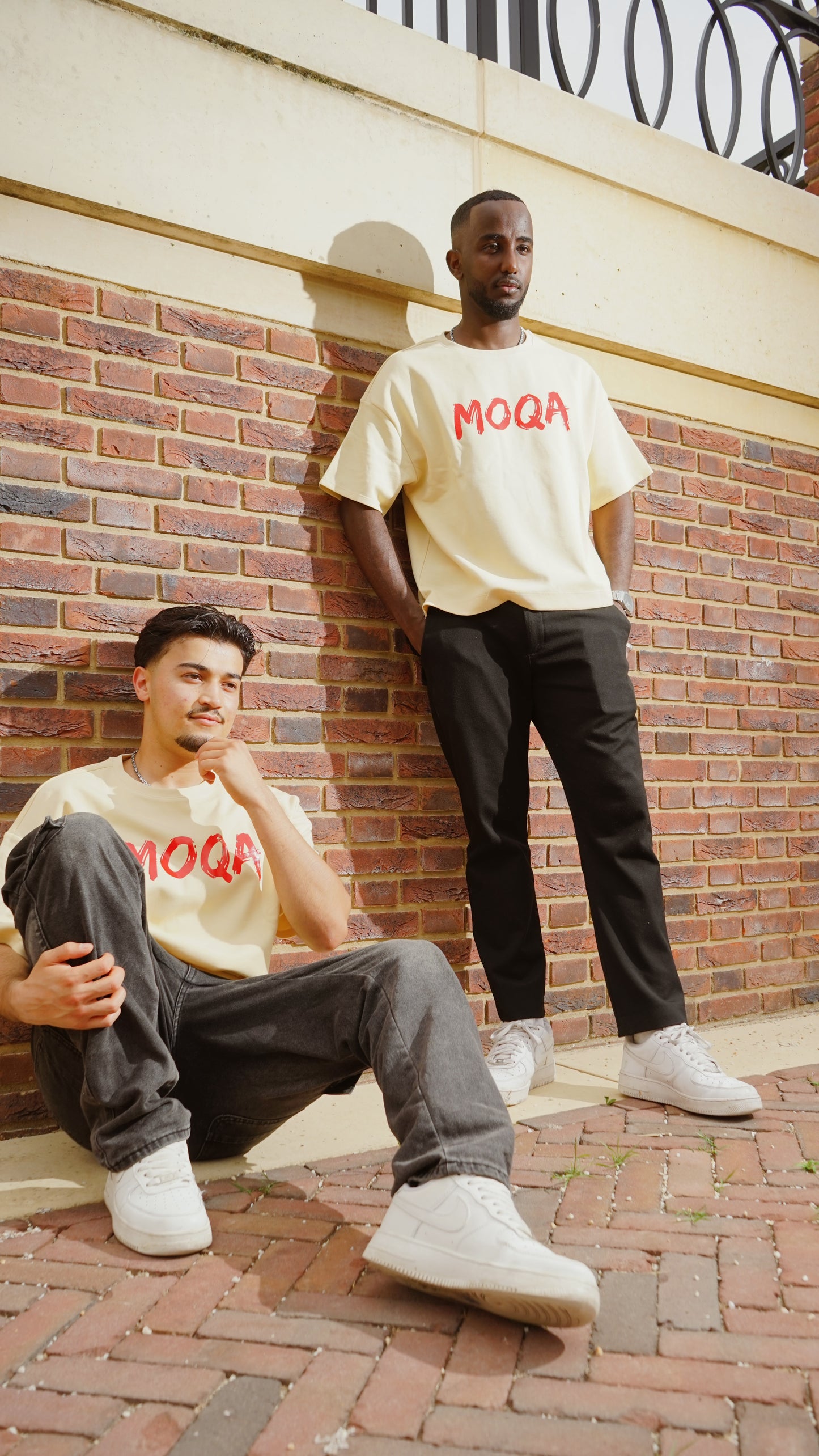 Moqa red bush- Oversized cropped