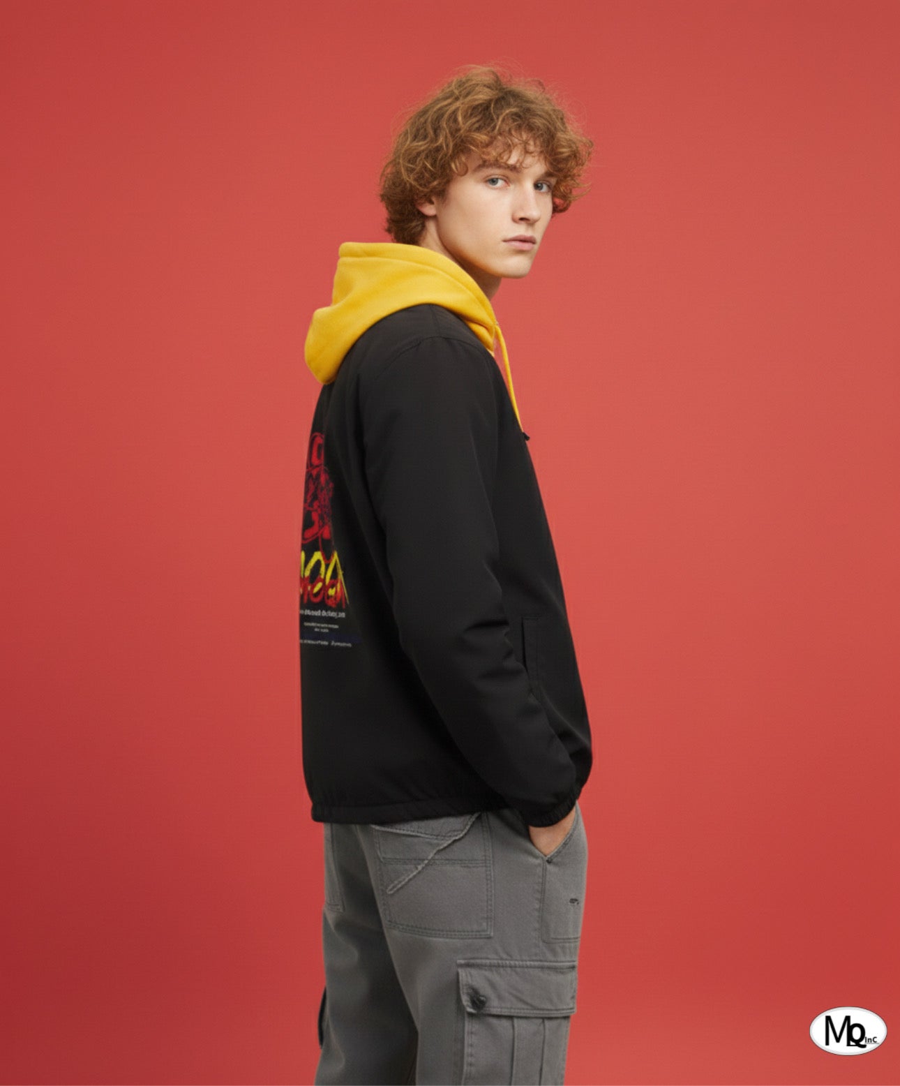 Moqa long fit coach jacket