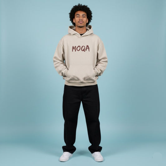 Beige Hoodie - Brown MOQA